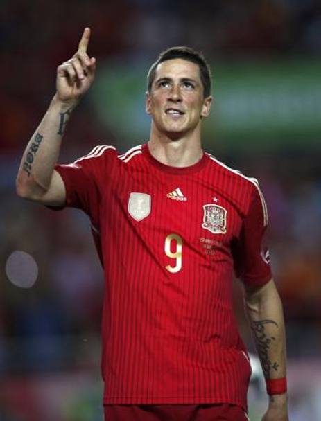 Con la nazionale spagnola Torres ha segnato 38 gol in 110 presenze dal 2003 (Reuters)